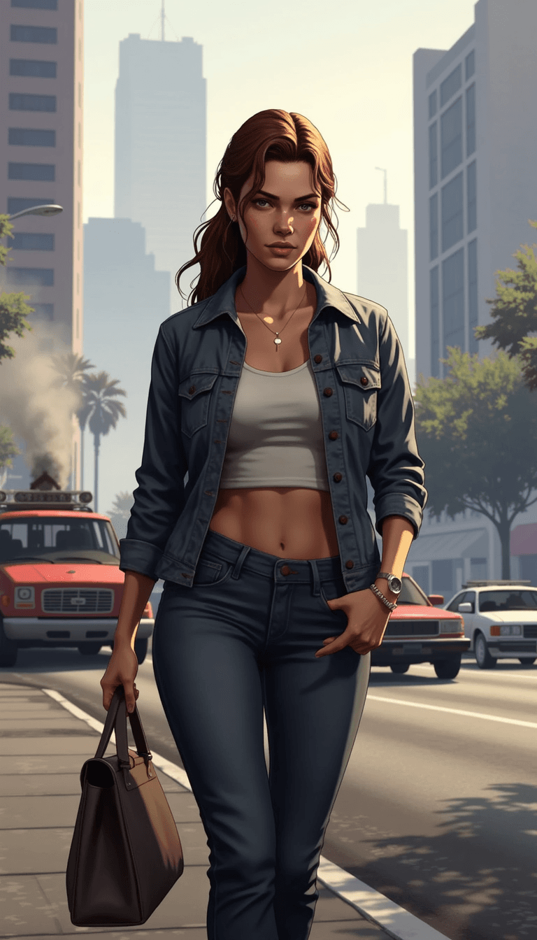GTA V Cartoon art style