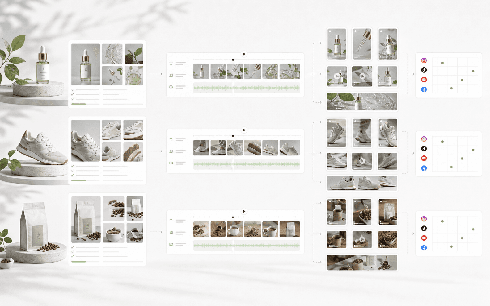 Videnly agency workspace for managing client video production